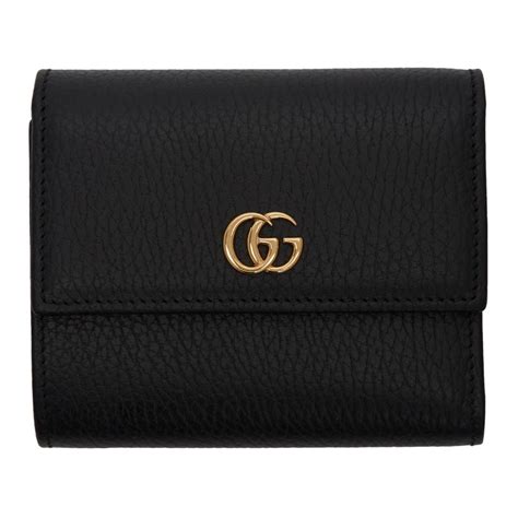 gucci card wallet ssense|Gucci: Black Small GG Marmont Card Case Wallet .